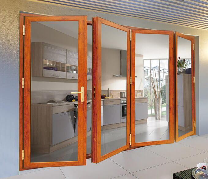 Modern Design Commercial Bi-folding Doors